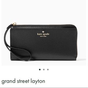♠️ Kate Spade Grand Street Layton Wristlet Wallet ✨